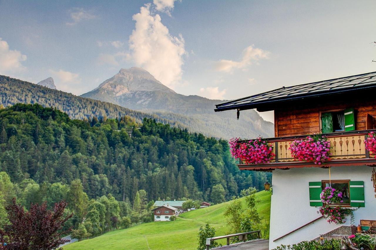 Alpenferienwohnungen Wiesenlehen Berchtesgaden Extérieur photo